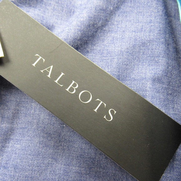 Talbots Blazer Womens 10 Blue Patchwork‎ Madras Plaid Cotton Two Button Lined - Picture 6 of 16